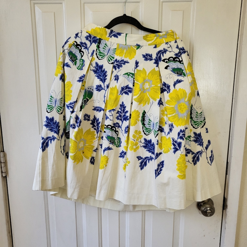 RSVP by TALBOTS FLOWERED SKIRT